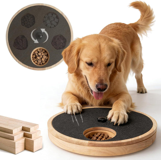 Wooden Grooming & Feeding Disc